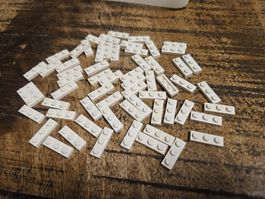 lego 3623 lot de 60 pièces White Plate 1 x 3
