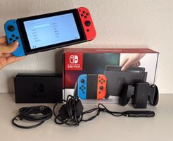 Nintendo Switch Console - with box and screen protector!