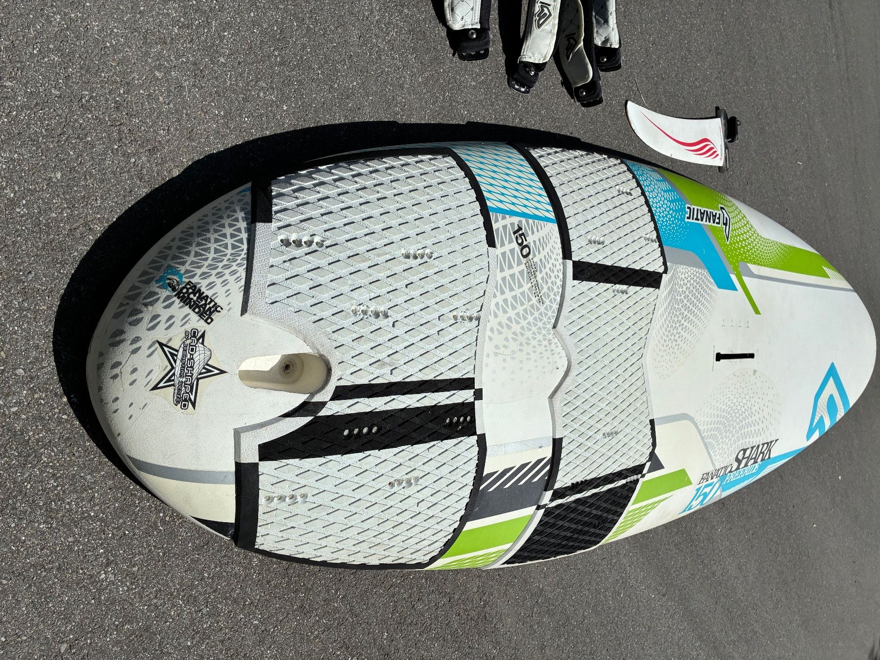 Tavole da surf e di nuoto: Windsurfboard Fanatic Shark freerede 150 – Usato da Gümligen venduto da A_Rudi 1