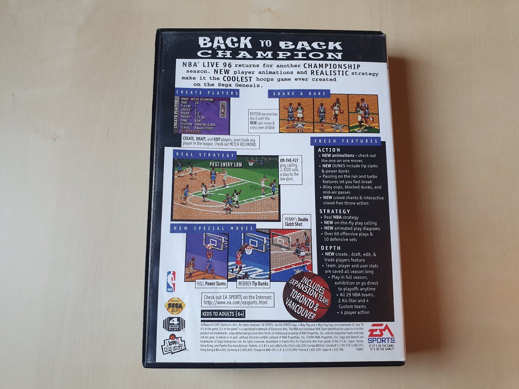 Sega Giochi: NBA live 96 Genesis – Usato da Stansstad venduto da collectorsshop 1