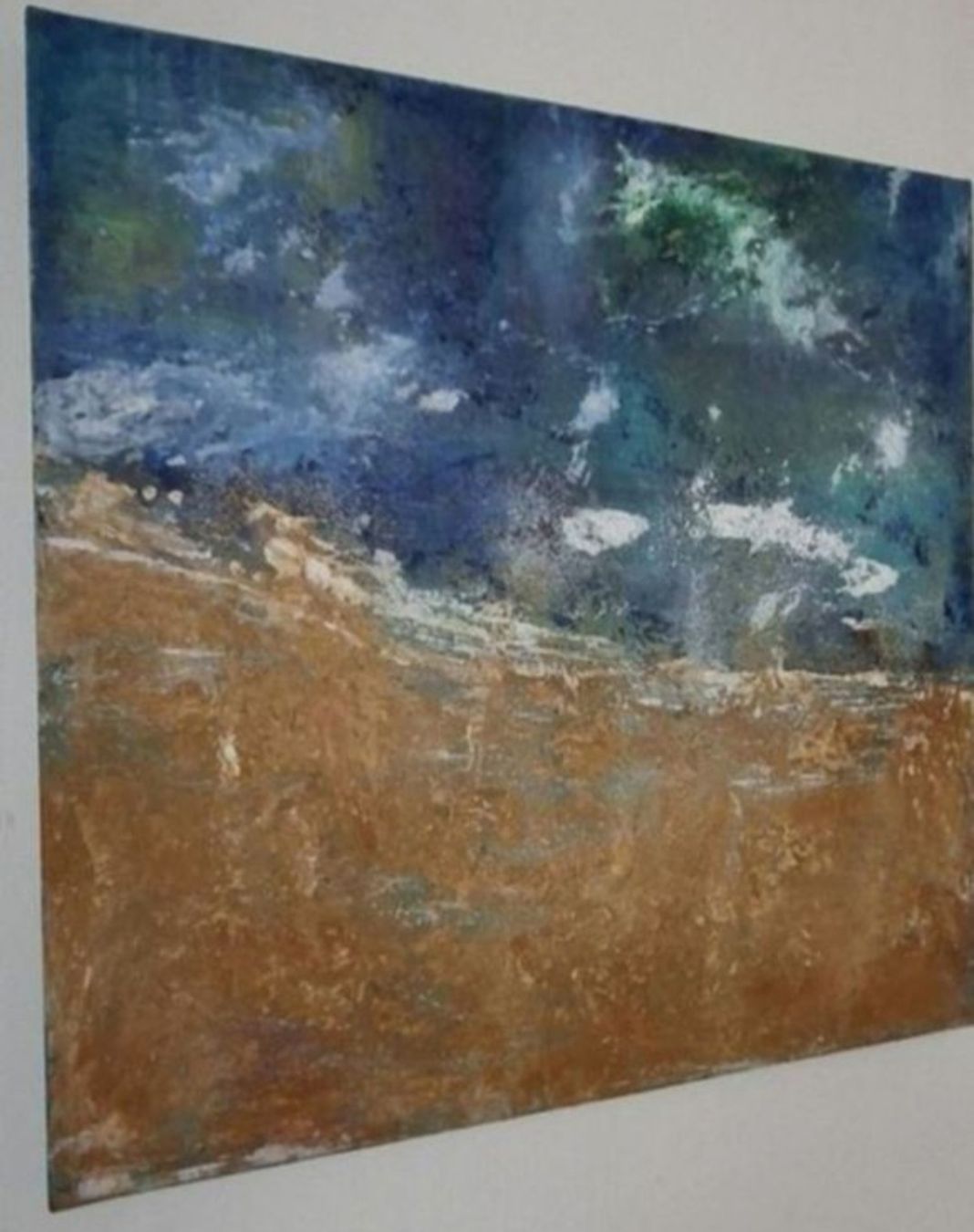 Tableaux: Gemälde " Stille Flut" handmade 50×50 – Neuf (Voir description) à Riehen par Steinbock1970 1