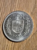 5 Franken 1953 - Silber - Top-Stück!