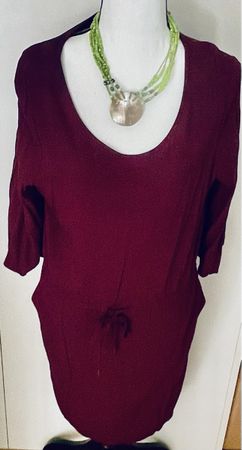 Herbstkleid Burgundy Gr. 34 - Object Collectors Item