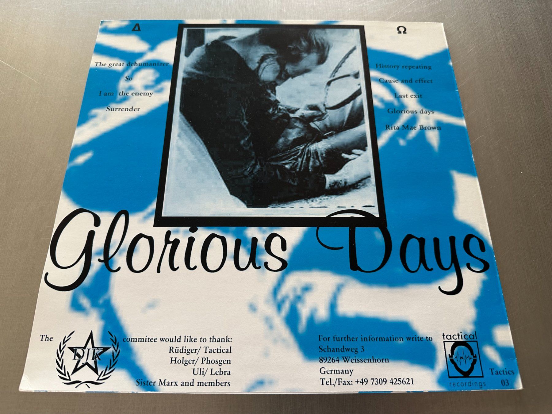 Dischi in vinile: DJK LP GLORIOUS DAYS - HEAVY ELECTRONICS - INDUSTRIEL – Usato da Sion venduto da jaipur1401 1