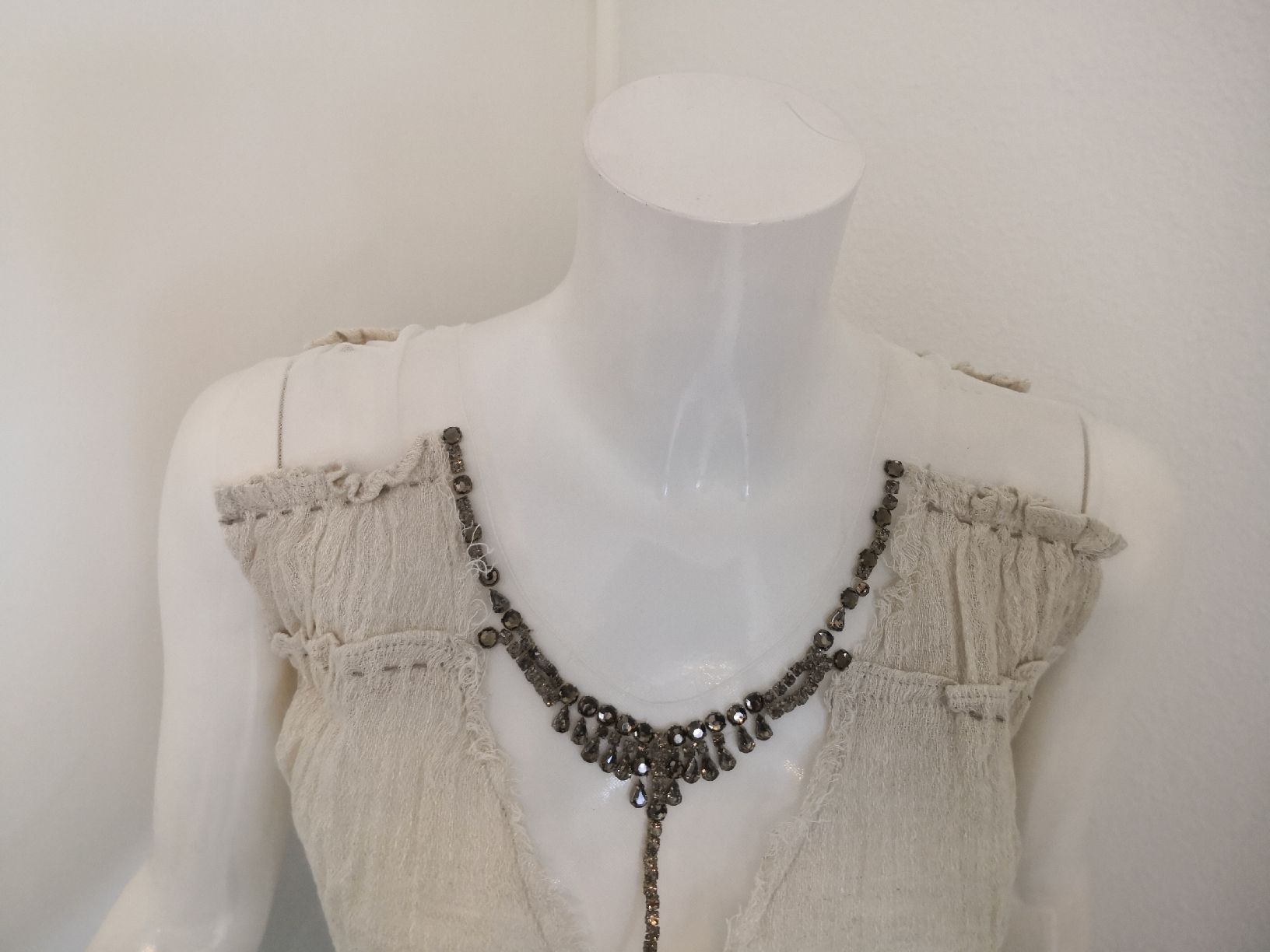 Mango Top: 🤩MANGO SUIT TOP BEIGE MIT STRASS – Nuovo (secondo la descrizione) da Olten venduto da Naja-Twins-Twins 8