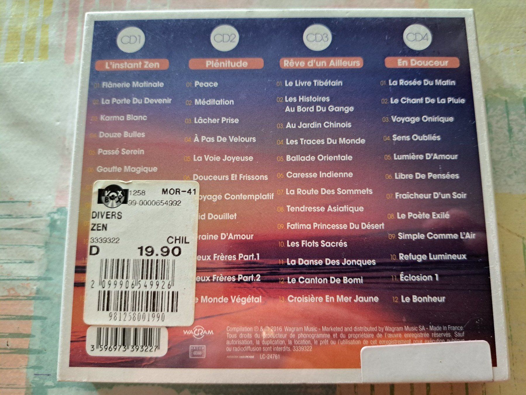 CD: Cds Coffret 4 Cds ZEN  – Usato da Pully venduto da bro_n52j 1
