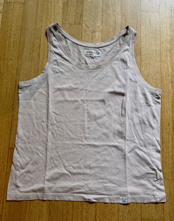 Merz b. Schwanen Tanktop Bio-Baumwolle Gr. S Beige