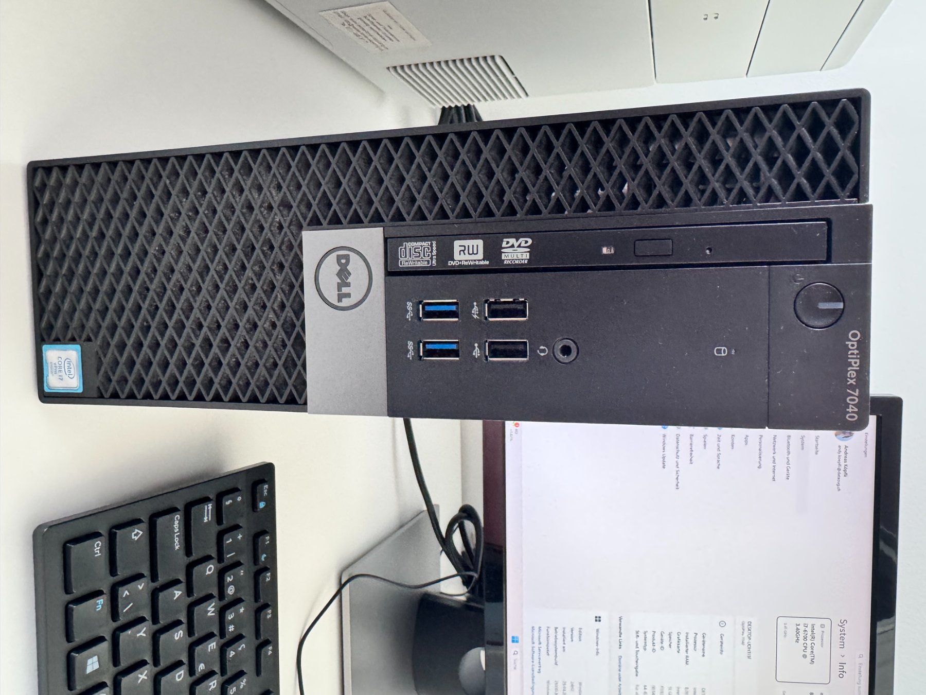 Dell PC: Dell i7-6700 CPU-3.4 GHz - Komplett-System – Usato da Zug venduto da Andykoe 3