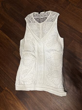 Roberto Cavalli Top, weiss, Spitze - Sommer Must-Have!