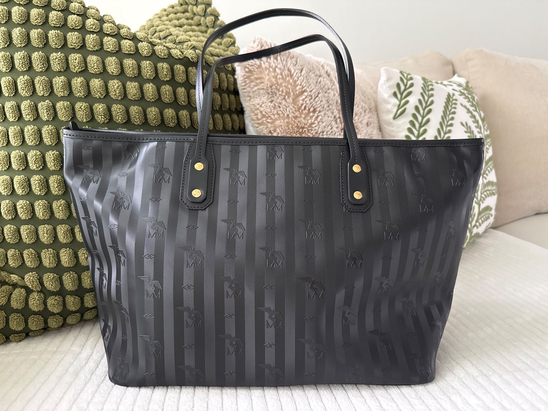 Maison Mollerus Borse da donna: Mollerus Winterthur Shopper Schwarz / Gold – Usato da Winterthur venduto da Eriseed 1
