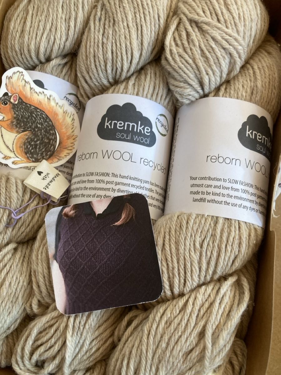 Lana: Kit pour gilet à lozanges. Taille S – Nuovo (secondo la descrizione) da Corcelles-Chavorn venduto da Pebble10