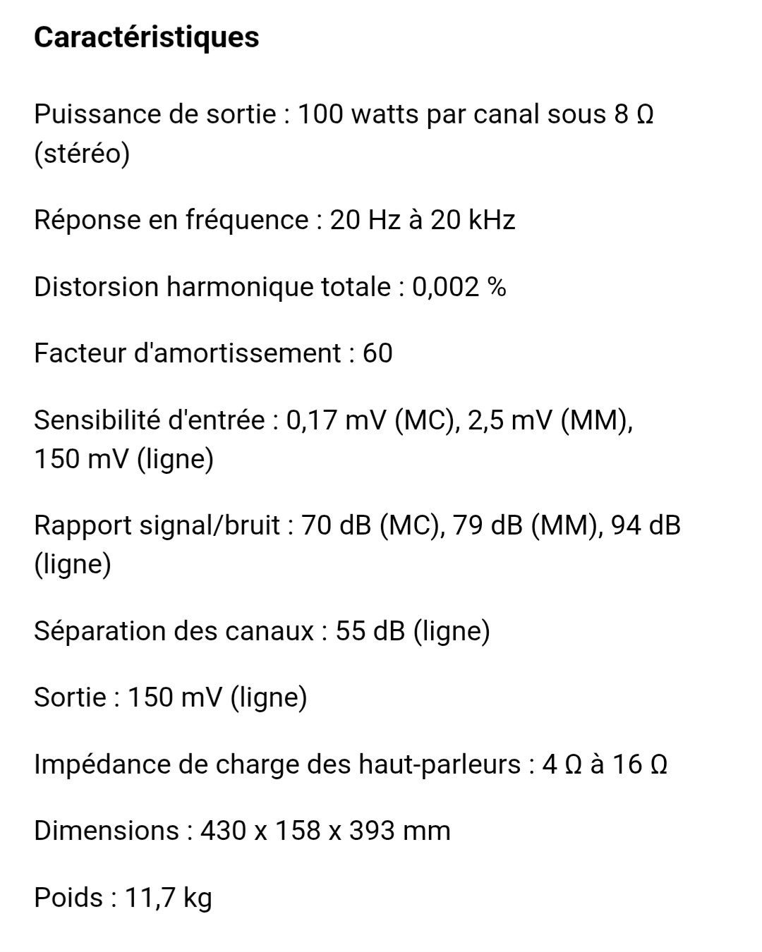 Technics Amplificatori: Amplificateur Technics Su v 85 A – Usato da Pully venduto da Abba70 1