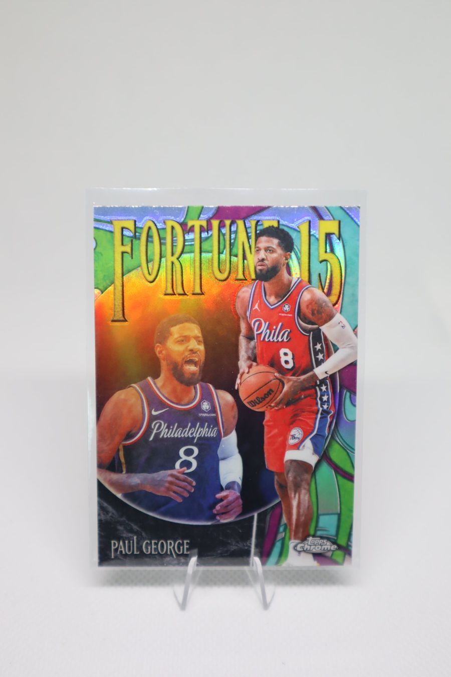 Topps Cartes à collectionner: 2025 Topps Chrome Update Paul George Fortune Refractor – D'occasion à Wetzikon ZH par YBCardVault