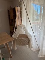 Moonboon Federwiege mit Gestell beige gebraucht