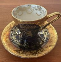 Prunk-Sammeltasse OCA Kronach – Echt Kobalt & Gold – 1950er