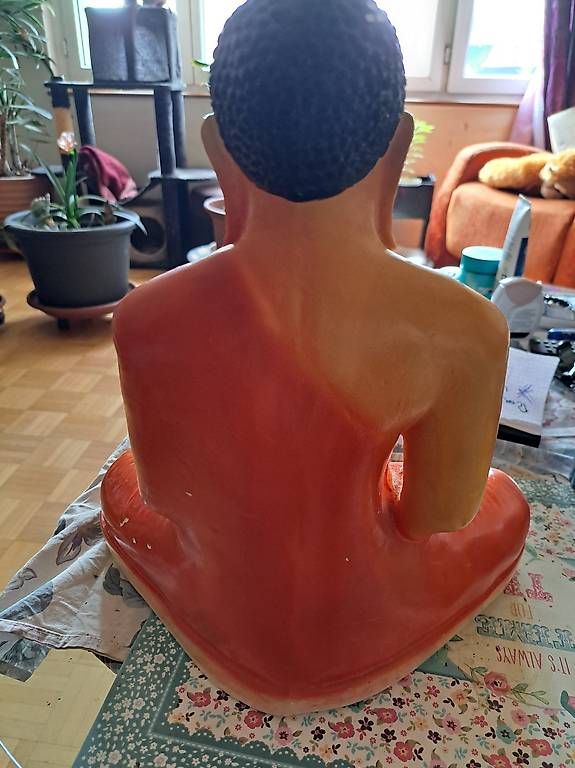 Sculture & Statue: Bouddah orange – Usato da La Chaux-de-Fonds venduto da atipik 1