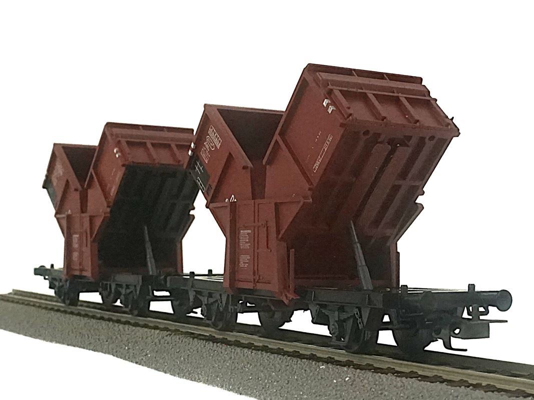 Liliput Modellini di ferrovie: DB Kippwagen Fd-z Set Liliput 211 2x – Nuovo (secondo la descrizione) da Pratteln venduto da Restwert_Pratteln 4