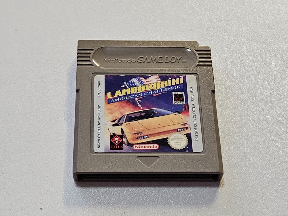 Notice Seule – Jeu Lamborghini American Challenge Sur Game Boy – Bon état