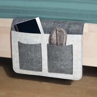 Pluvyze Bett Organizer Zum Einhängen - Praktische Betttasche Mit Vielen Fächern