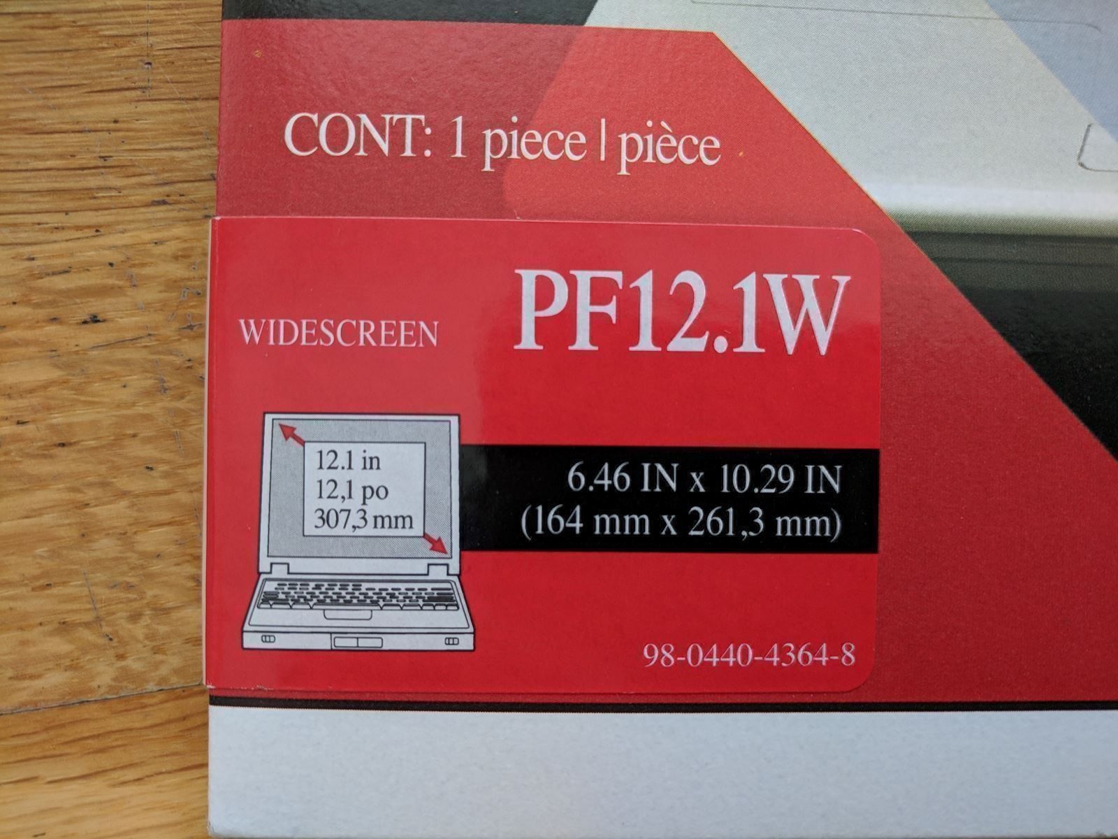 PCs: Original 3M Sichtschutz 12.1" 16*10 – Neu und originalverpackt aus Neuenhof von Abakan 1