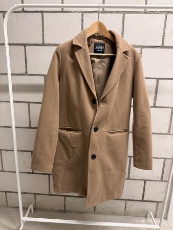 Herren Mantel BoohooMAN camel Grösse M gebraucht