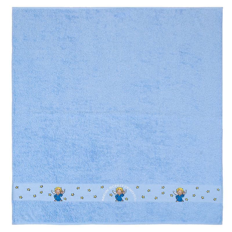 Teli da bagno: SchutzEngel Badetuch 100x100cm, blau – Nuovo e nell'imballaggio originale da Wettingen venduto da Swala