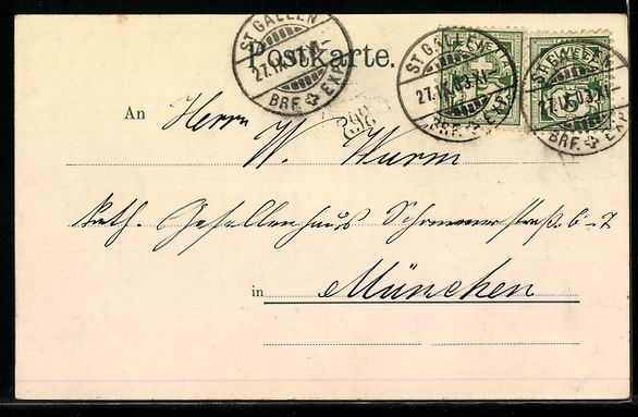 Cartes postales: AK St. Gallen, Institut Dr. Schmidt – D'occasion à Berlin par bartko-reher 1