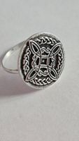 tres jolie bague argent 925 , " nœud de sorcière "celte gr53