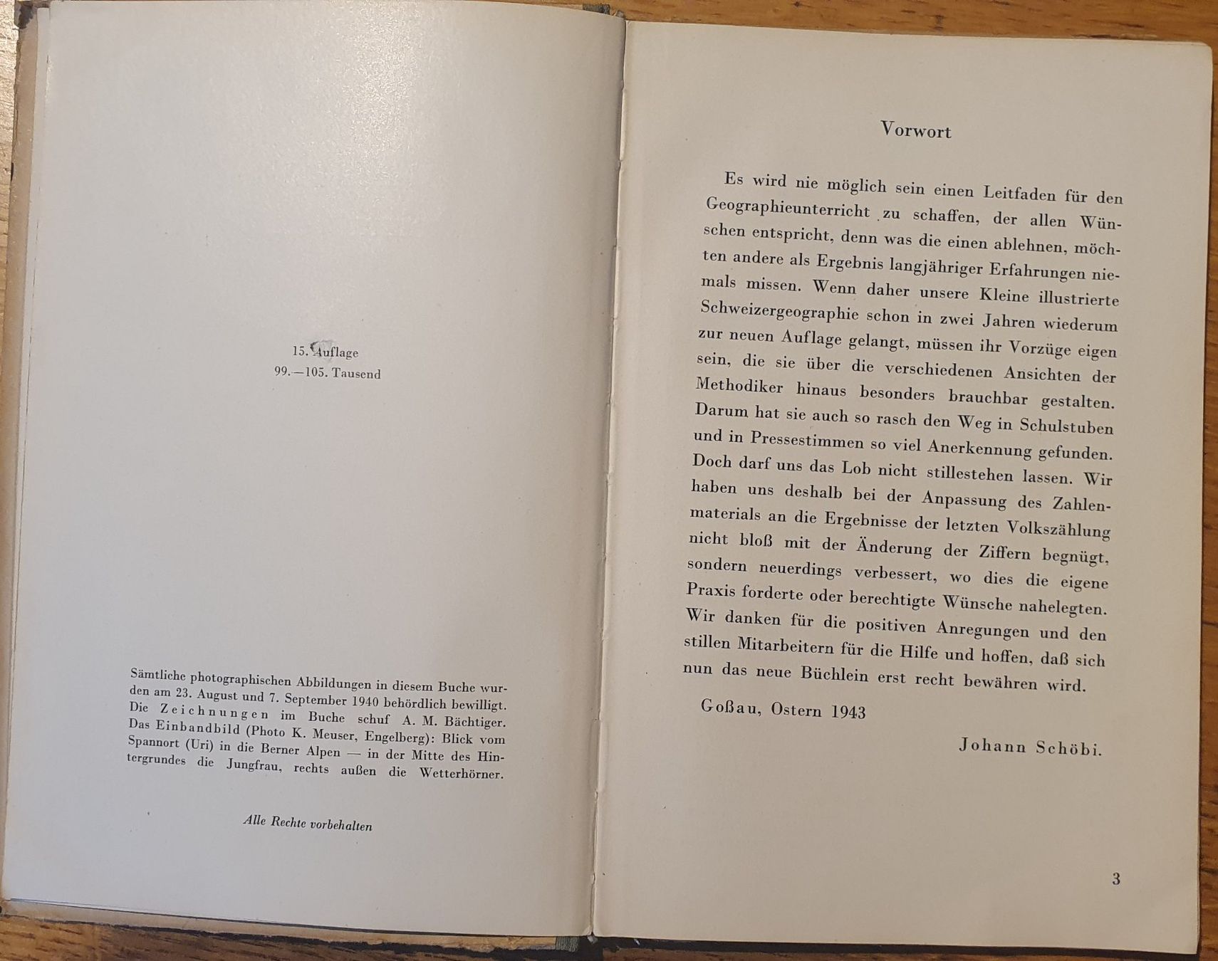 Libri: Kleine illustrierte Schweizer Geographie, 1943 – Usato da Zürich venduto da Vesco01 2