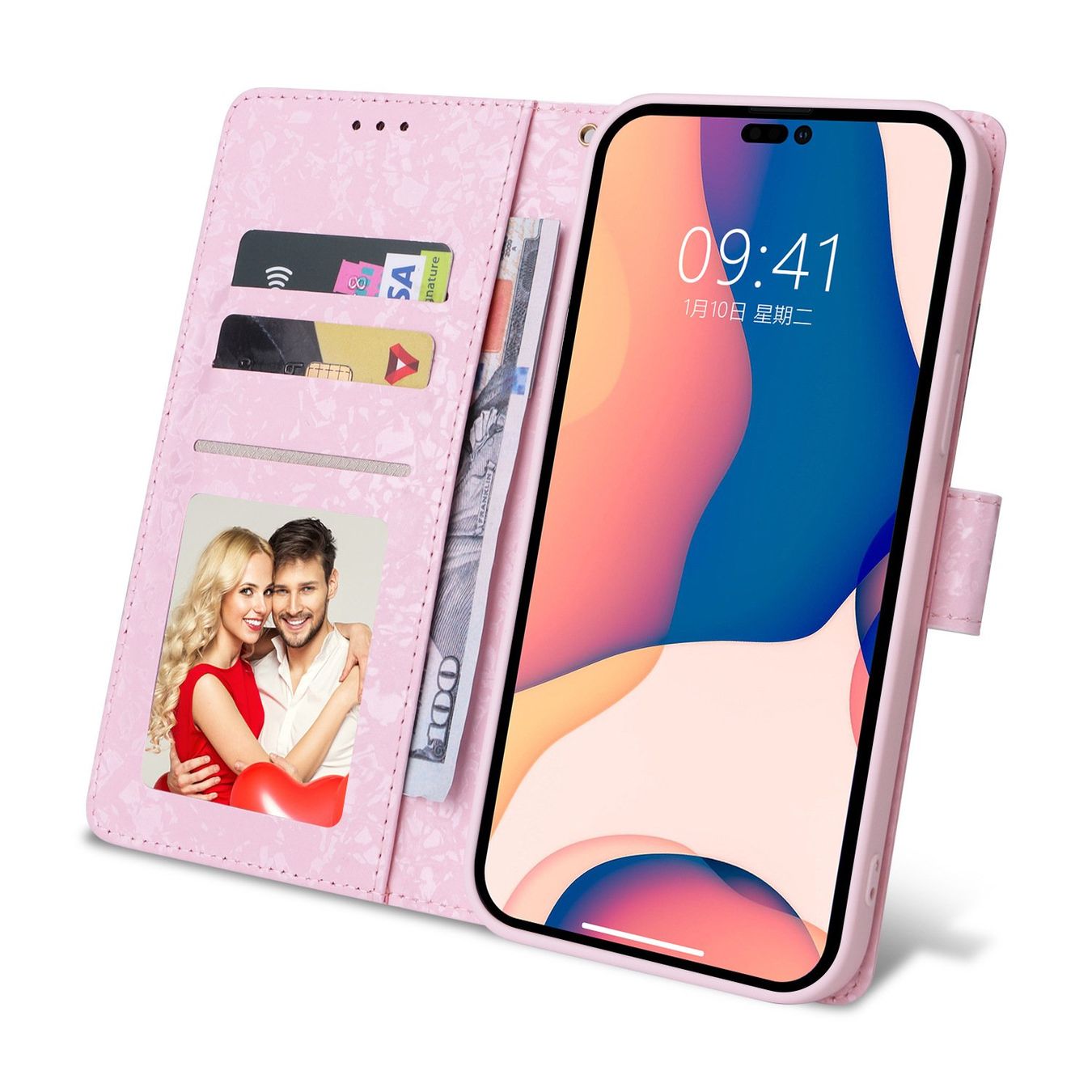 Borse: iphone 14 plus Blumen Tasche Handyhülle Case Schutz – Nuovo (secondo la descrizione) da Kirchdorf AG venduto da Apost008 2
