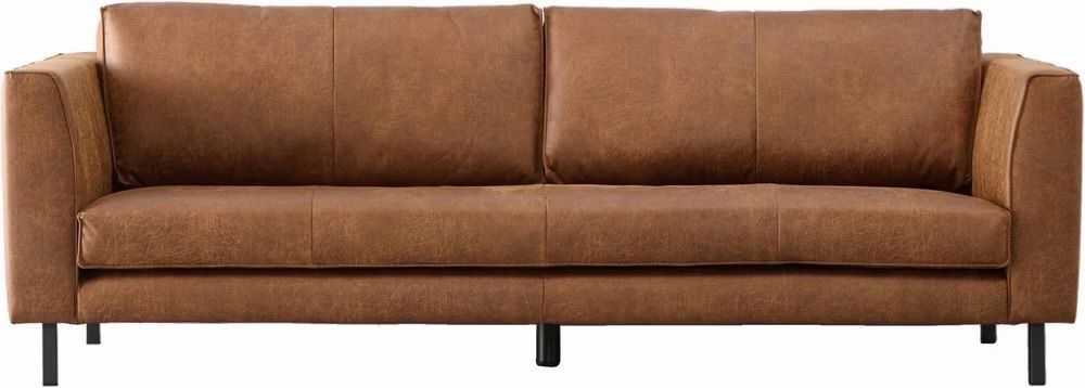 Sofas: Brown leather sofa 🛋️ – D'occasion à Triesenberg par mel_d8gv 3
