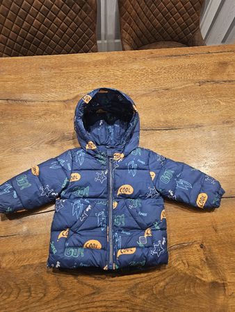 Baby Jacke Sferababy blau mit Kapuze Groesse 68-80 cm