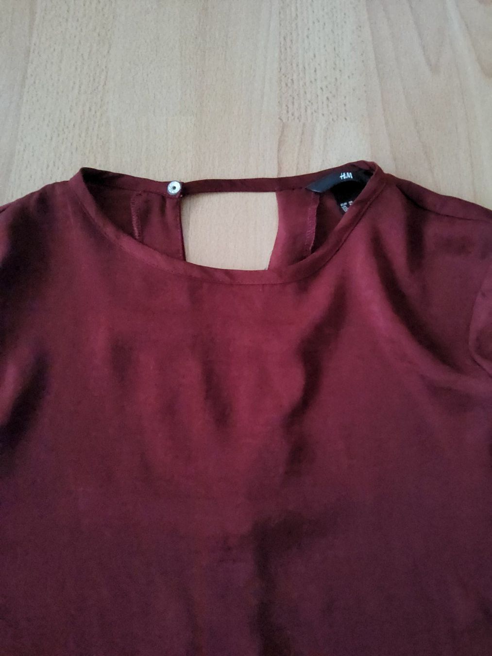 H&M Chemisiers: Bluse, Bordeaux Weinrot, H&M Gr. 38/M – D'occasion à Neuhausen am Rheinfall par Alchimista 1