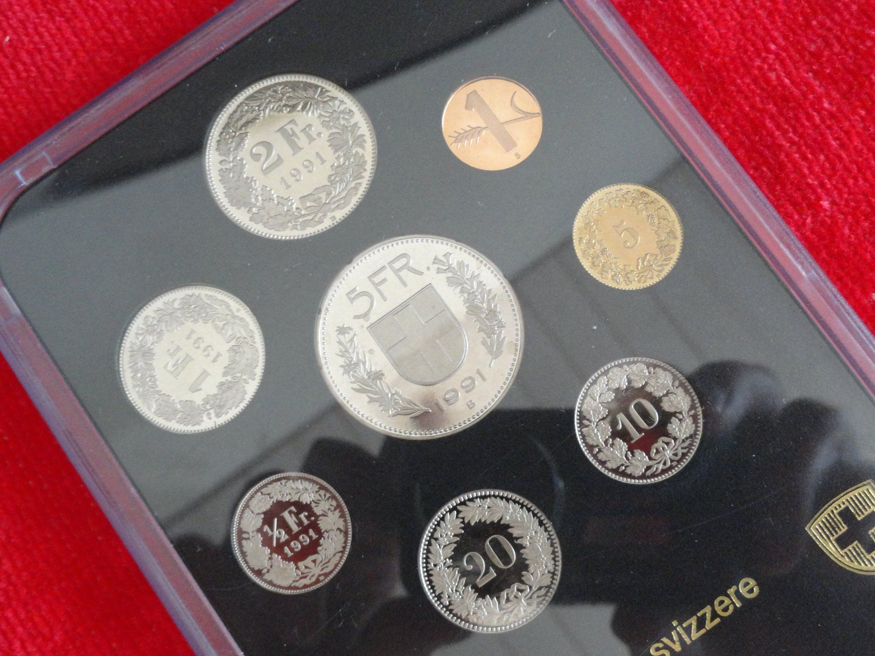 Alle Münzen: SCHWEIZER MÜNZSATZ IM STEMPELGLANZ 1991 – Neu (gemäss Beschreibung) aus Gerlafingen von Shiva_74 2