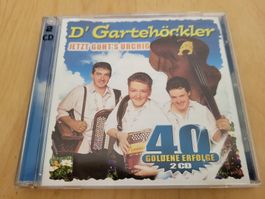 D'Gartehöckler "Jetzt Gohts Urchig" 2CD 40 Goldene Erfolge