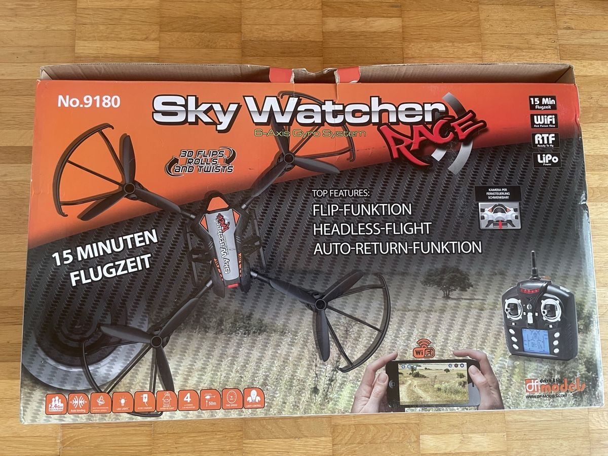 Giocattoli: Drohne Skywatcher Race – Difettoso da Burgdorf venduto da Waterloo 4
