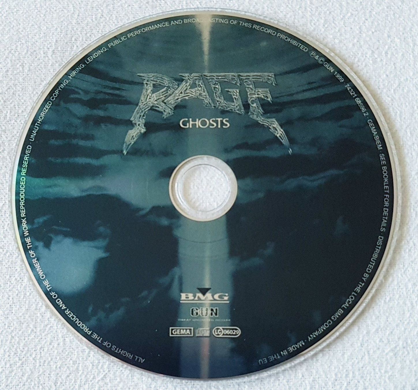 CD: Rage – Ghosts - CD - 1999 - First Press – Usato da Uster venduto da Zardodel 2