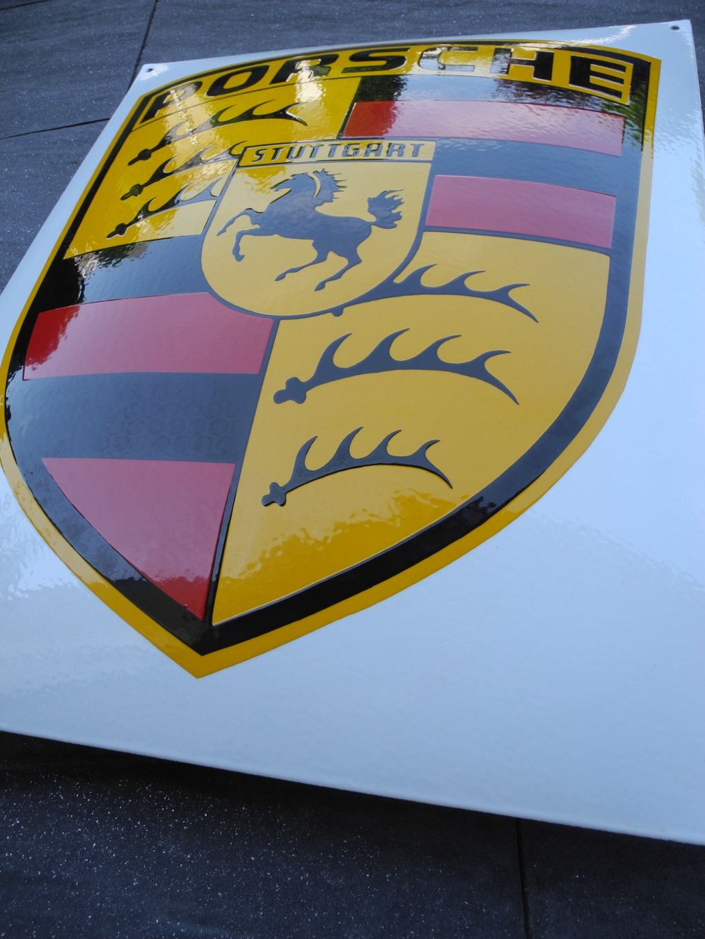 Porsche Insegne: TOP PORSCHE EMAILSCHILD – Nuovo (secondo la descrizione) da Reinach AG venduto da Huckleberrysix 1