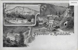 Souvenir de Rondchatel - Dampfzug
