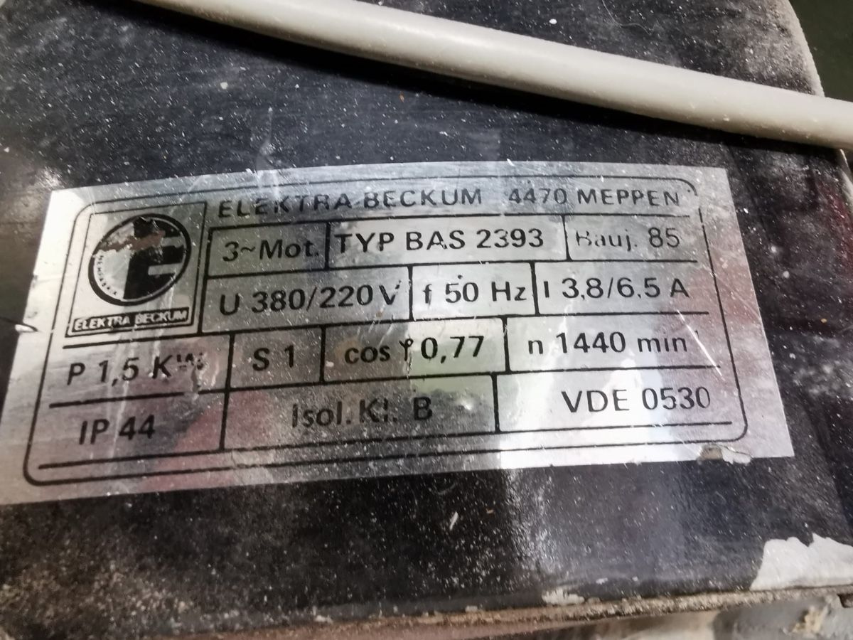 Elektra Beckum Sägen: Bandsäge BAS 450 Elektra Beckum  – Gebraucht aus Buchs SG von Gama081 5