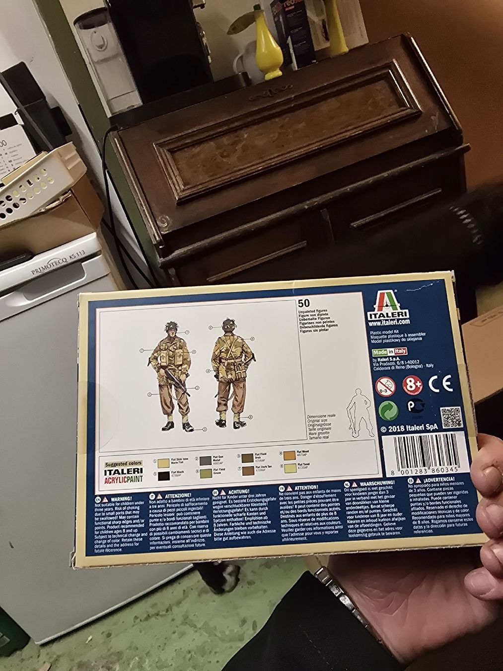 Figuren: Italeri WWII Britische Fallschirmjäger "Red Devils" 1/72 OVP – Neu und originalverpackt aus Rorschach von TimelessTrading 1
