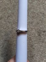 Weissgold Ring mit Diamenten