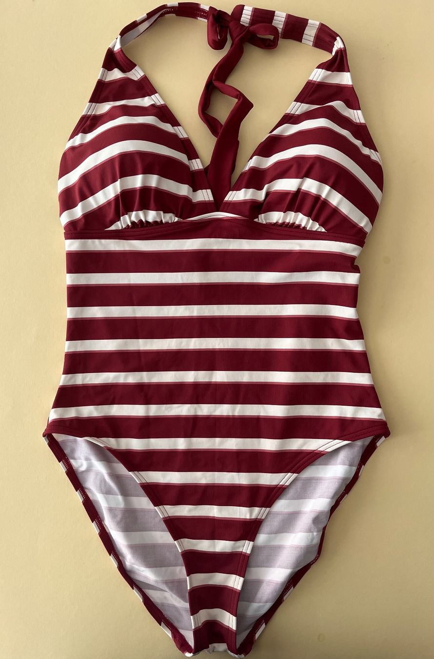 Esprit Costumi da bagno & Bikini: ESPRIT, Badekleid, Grösse 40, Farbe Rot/Weiss – Nuovo e nell'imballaggio originale da Rudolfstetten venduto da gst_g7xl 5