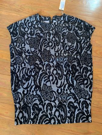 Abito nero in pizzo tg S