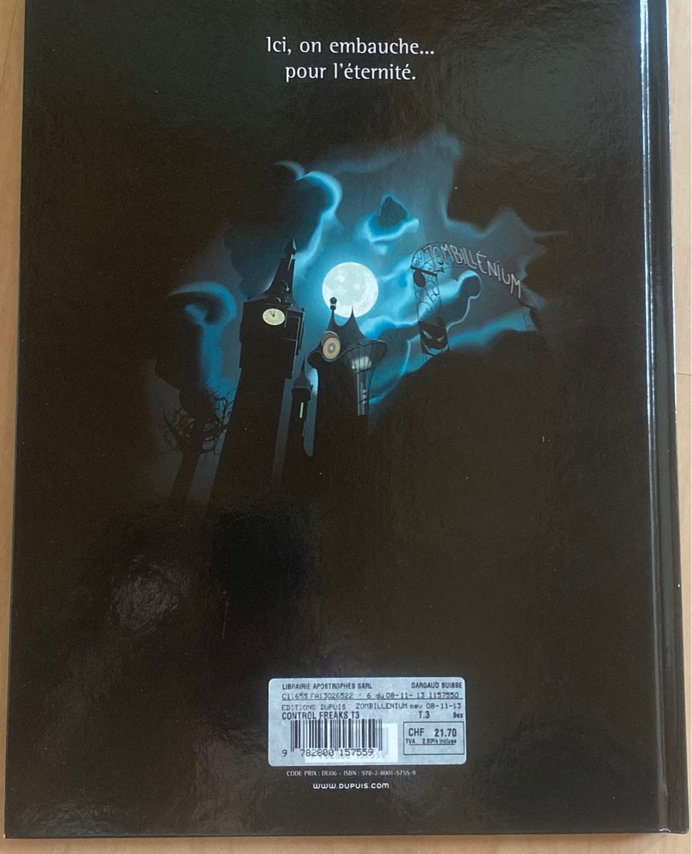 Fumetti: BD Zombillénium tome 1 a 3 – Nuovo (secondo la descrizione) da La Neuveville venduto da nad_8kqm 4