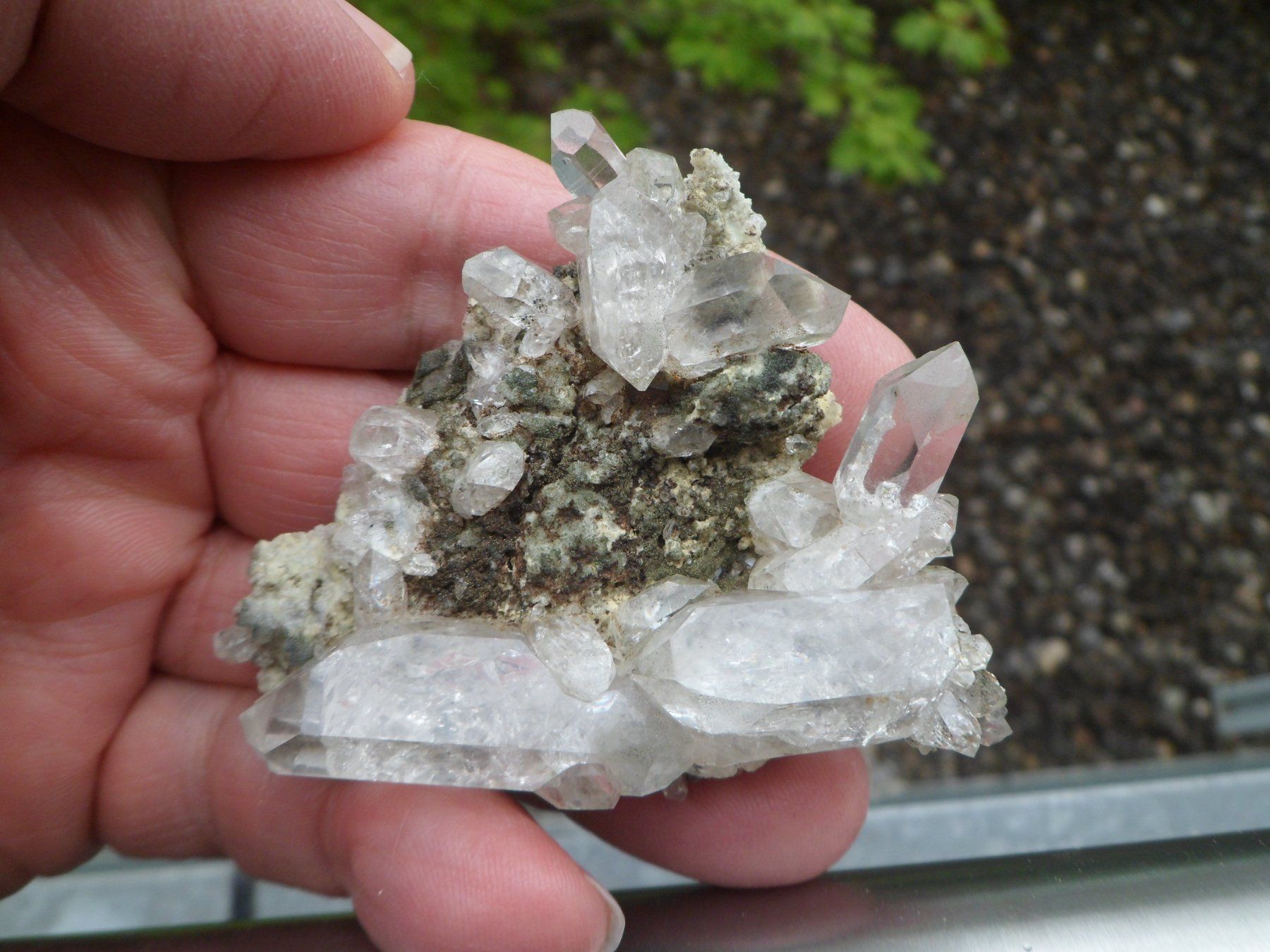 Mineralien & Heilsteine: Bergkristall Schweiz – Gebraucht aus Affoltern am Albis von Fossil60 2