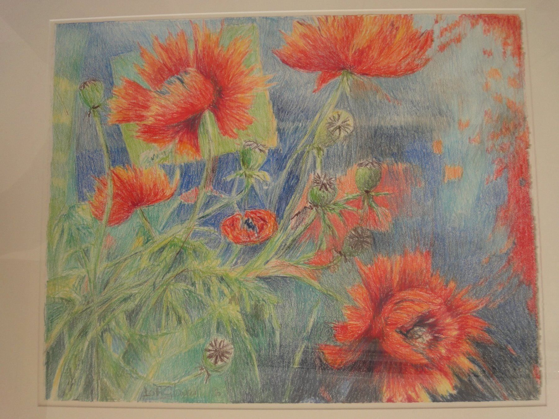 Dipinti: Glauser Lotti  1953 - Gartenmohn – Nuovo (secondo la descrizione) da Biel/Bienne venduto da 07helios032 4