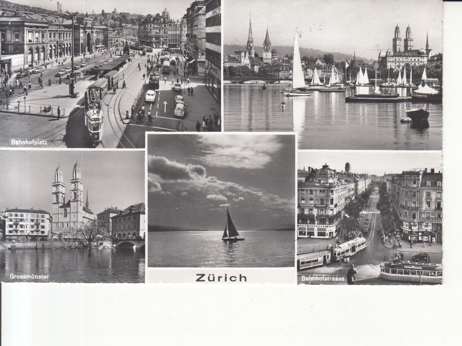 Cartoline postali: Zürich 1960 – Usato da Bürglen TG venduto da StampGraf