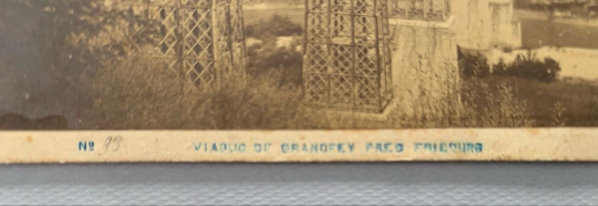 Cartoline postali: Ansichtskarten Schweiz - Grandfey, Fribourg – Usato da Düdingen venduto da polytropon_5 2