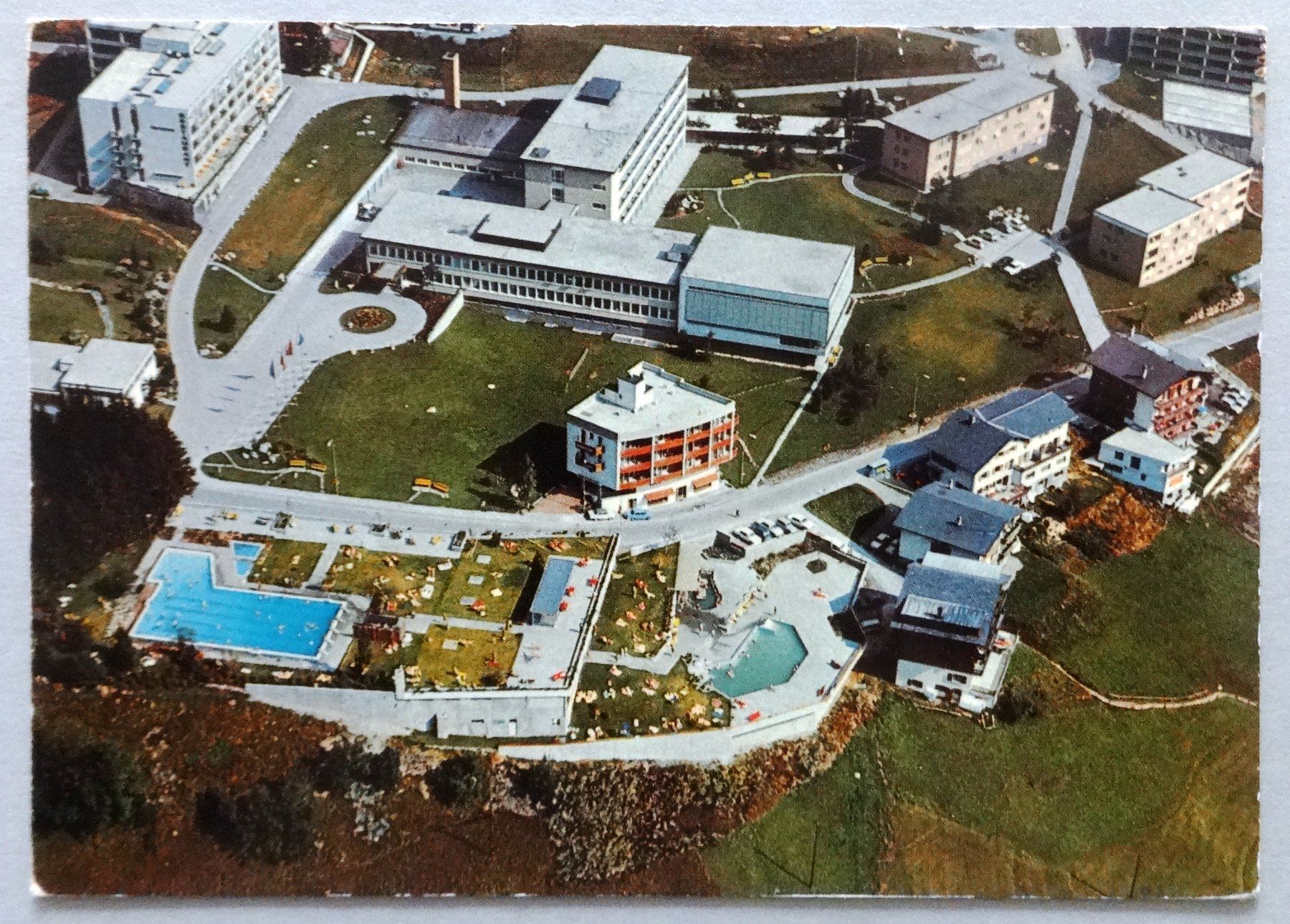 Ansichtskarten: Leukerbad 1401 m, Thermal Freiluftbäder – Gebraucht aus Fétigny von Billy2miny